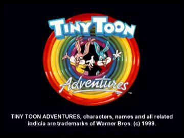 Tiny Toon Adventures - The Great Beanstalk (US) screen shot title